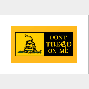 Don't tread on me Anacho-Capitalism Posters and Art